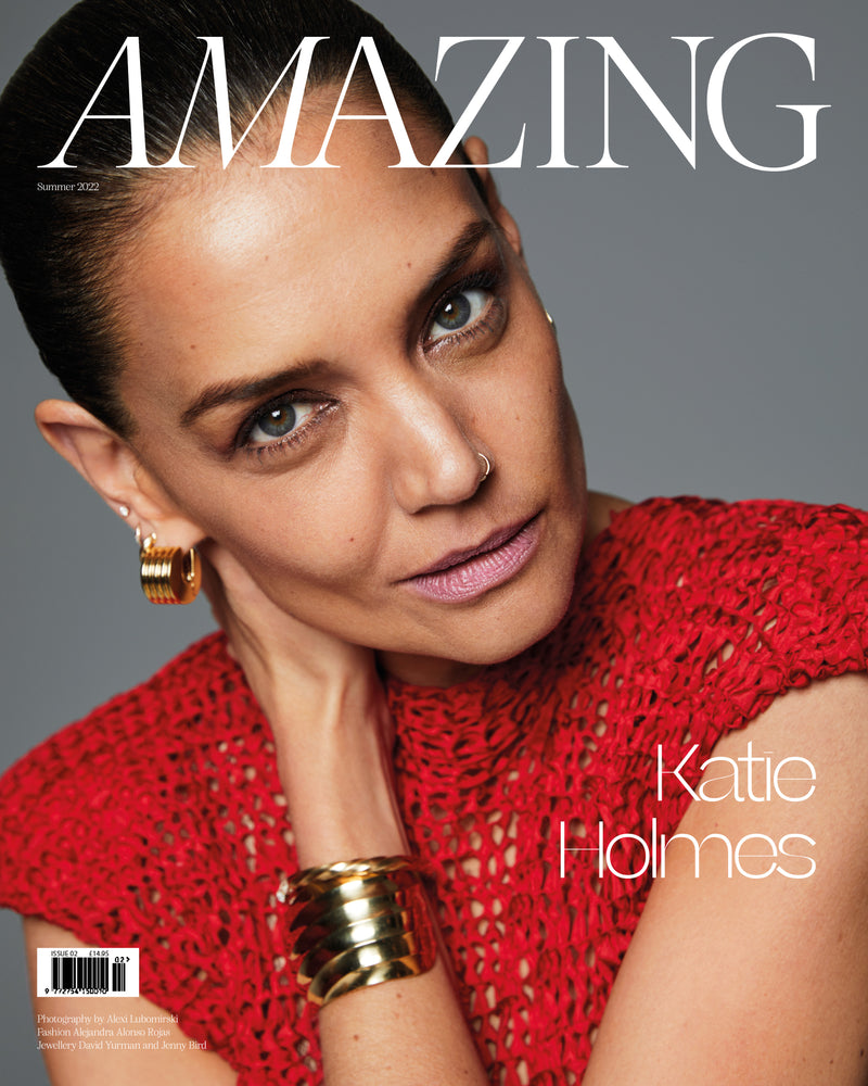 Katie Holmes wears Alejandra Alonso Rojas, Jenny Bird and David Yurman Covers AMAZING Magazine | Issue 2
